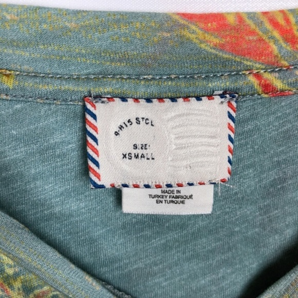 Anthropologie Postmark Bandana Print Tunic Top - Picture 5 of 5